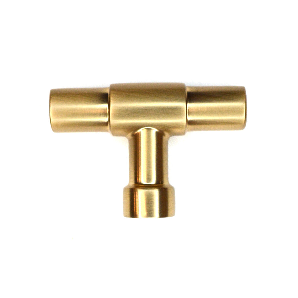 Emtek 86699US4 Jasper 2" Finger Pull Cabinet Knob Satin Brass Finish Main image
