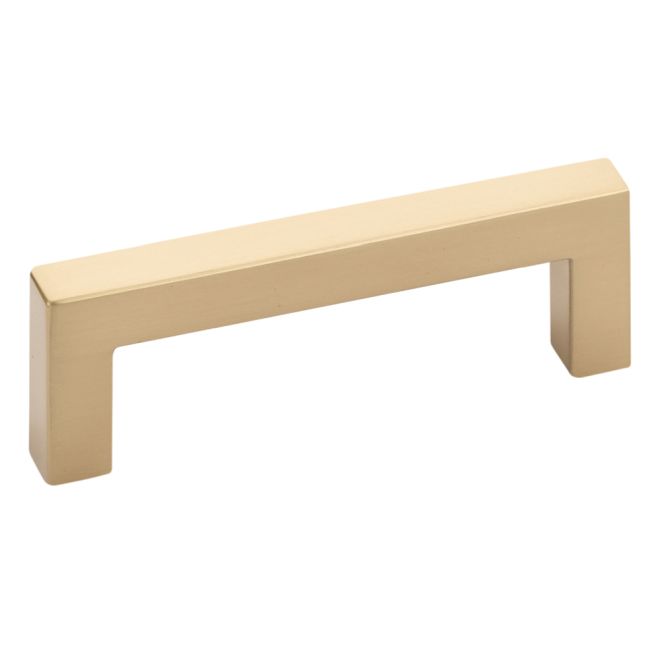 Emtek 86704US4 Warwick Cabinet Pull with 3-1/2" Center to Center Satin Brass Finish Main image