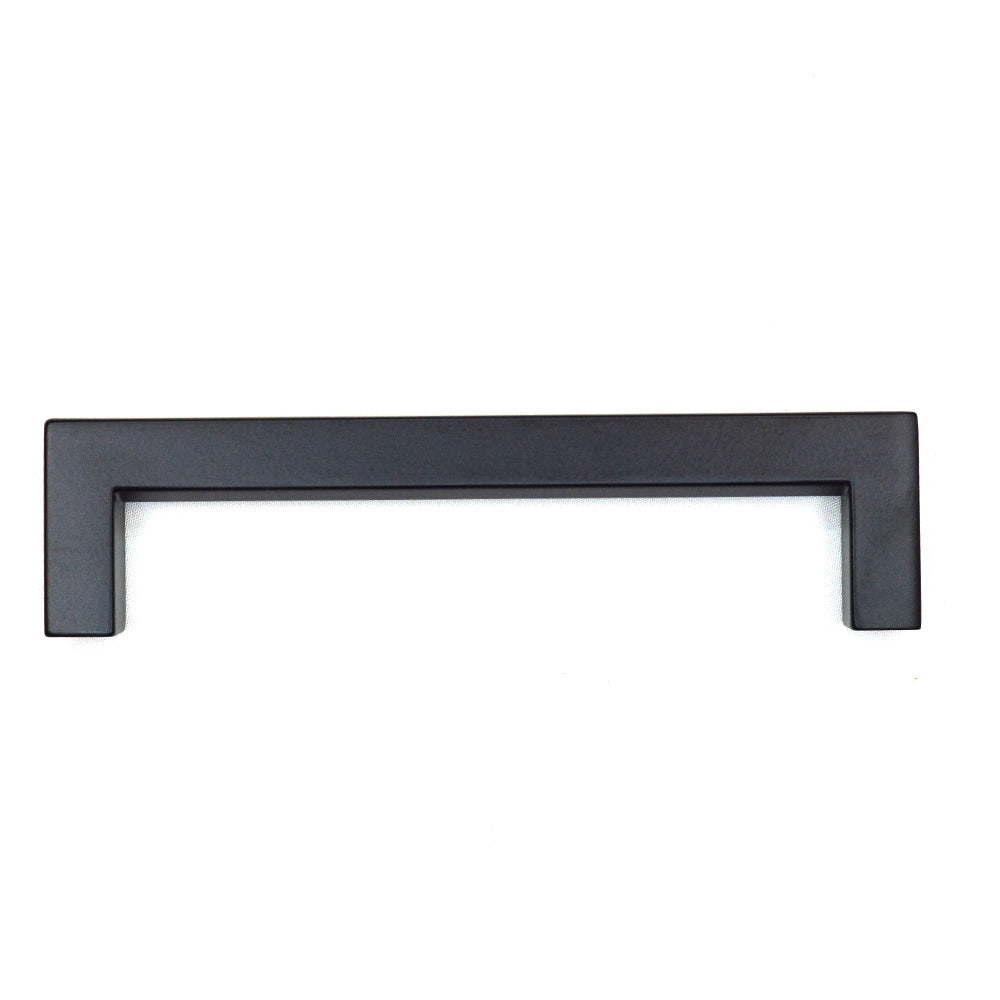 Emtek 86706US19 Warwick Cabinet Pull with 5" Center to Center Flat Black Finish Main image