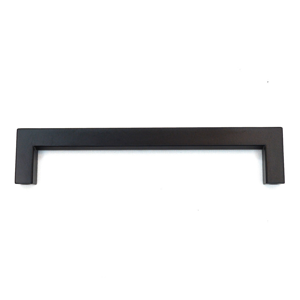 Emtek 86707US19 Warwick Cabinet Pull with 6" Center to Center Flat Black Finish Main image