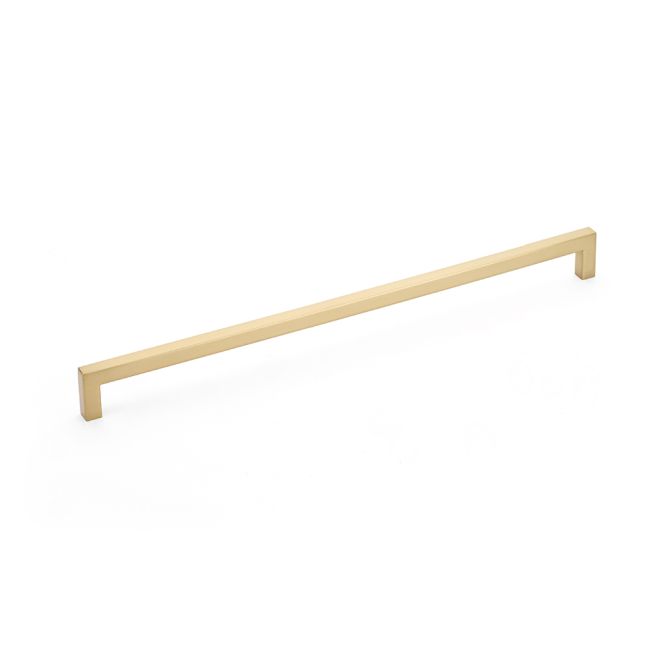 Emtek 86710US4 Warwick Cabinet Pull with 12" Center to Center Satin Brass Finish Main image