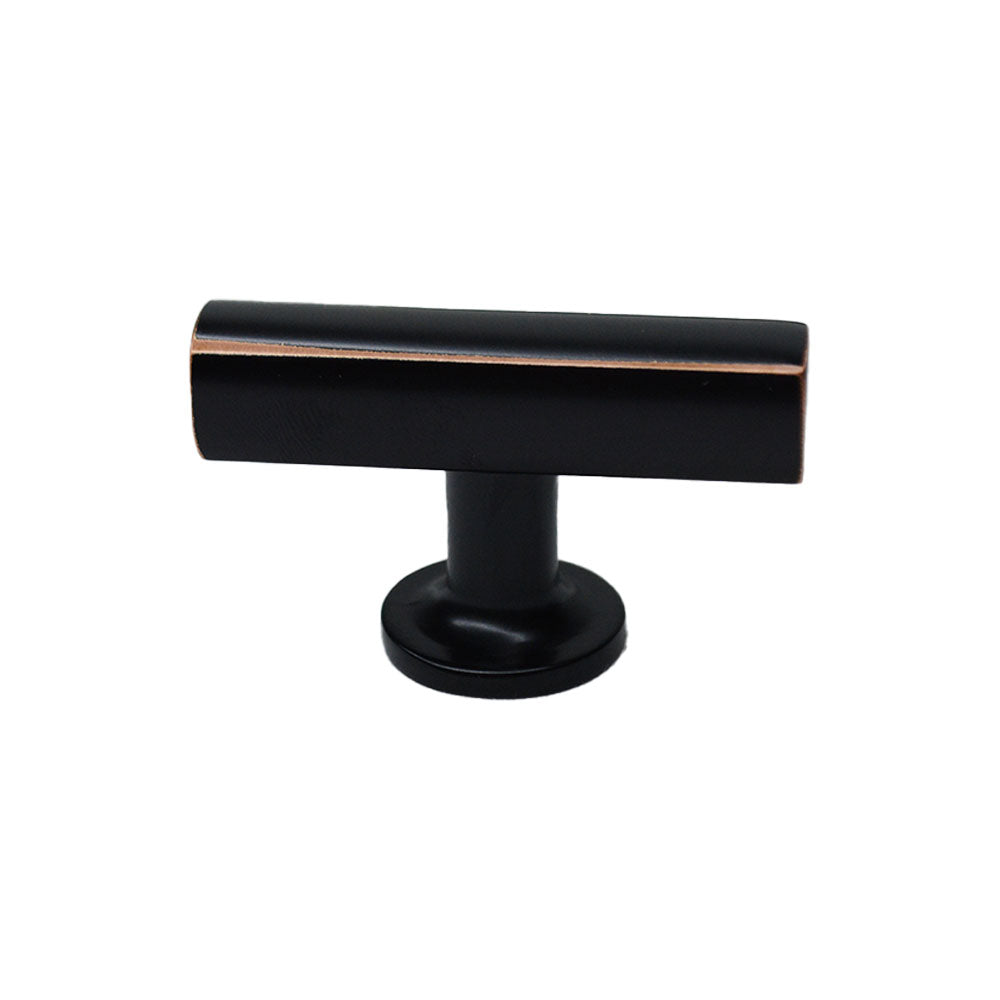 Emtek 86727US10B Freestone T Cabinet Knob Oil Rubbed Bronze Finish Main image