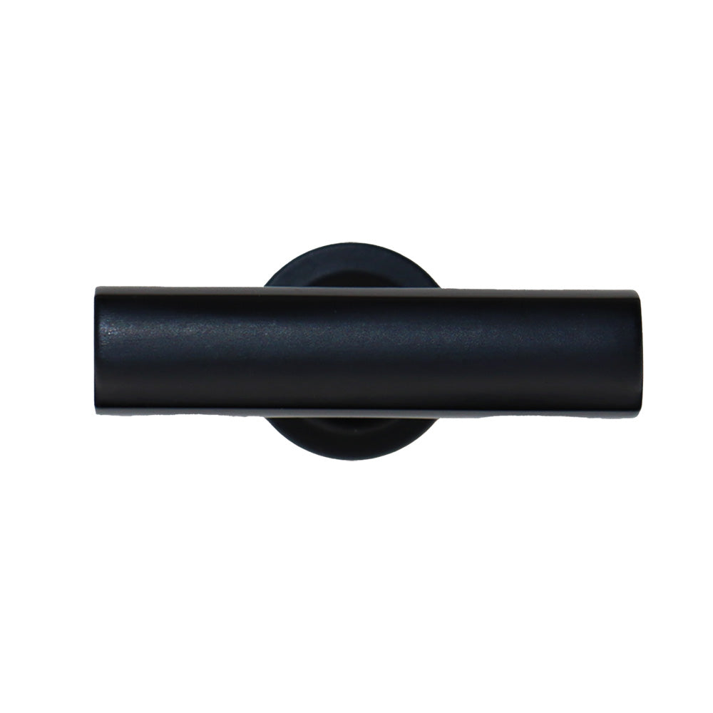 Emtek 86727US19 Freestone T Cabinet Knob Flat Black Finish Main image