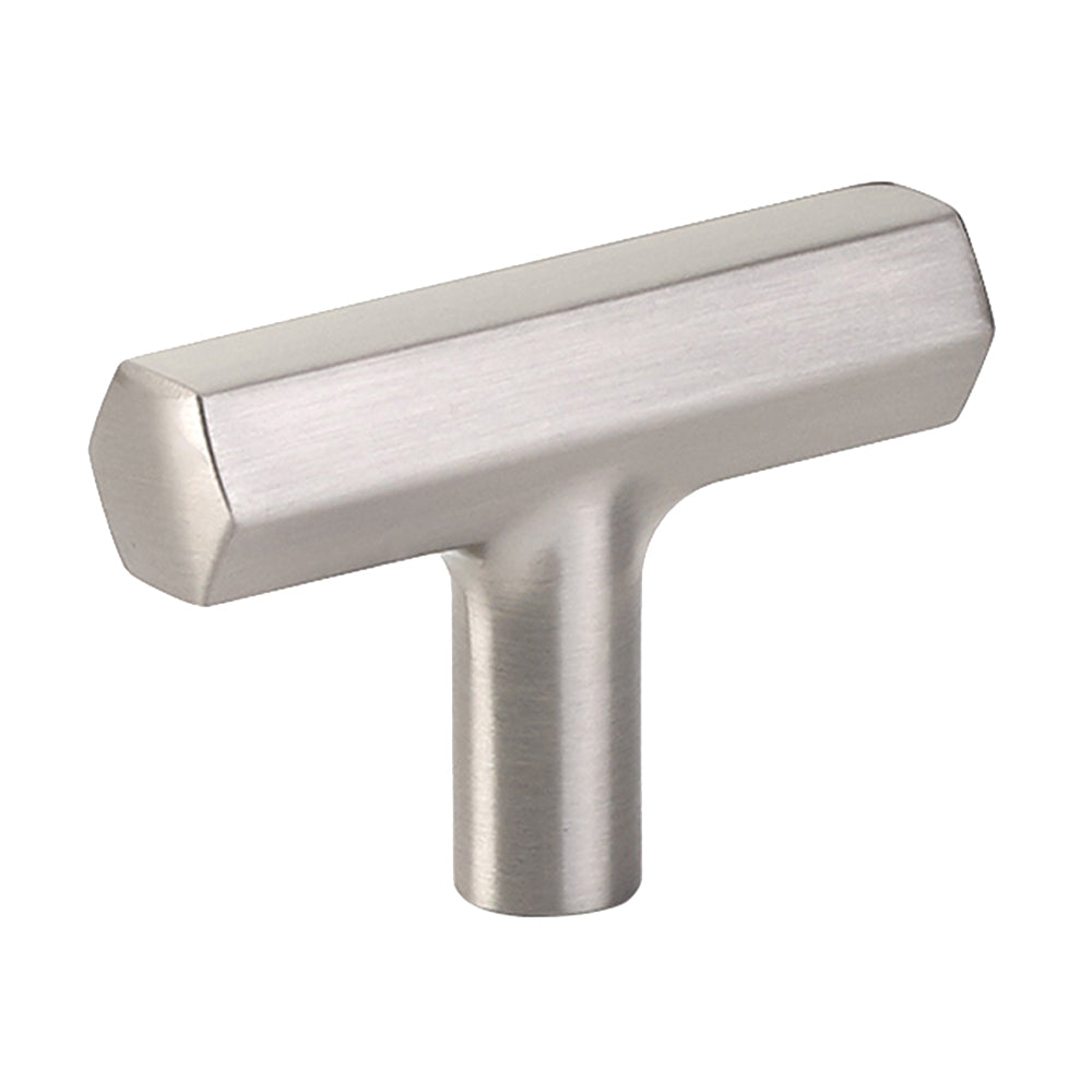 Emtek 86728US15 Mod Hex T Cabinet Knob Satin Nickel Finish Main image
