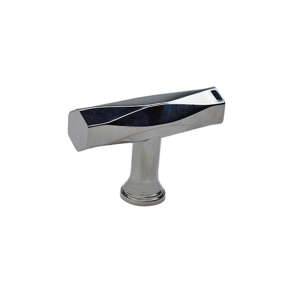 Emtek 86729US14 Tribeca T Cabinet Knob Polished Nickel Lifetime Finish Main image