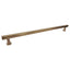 Emtek 87002US4 Freestone Appliance Pull with 18" Center to Center Satin Brass Finish