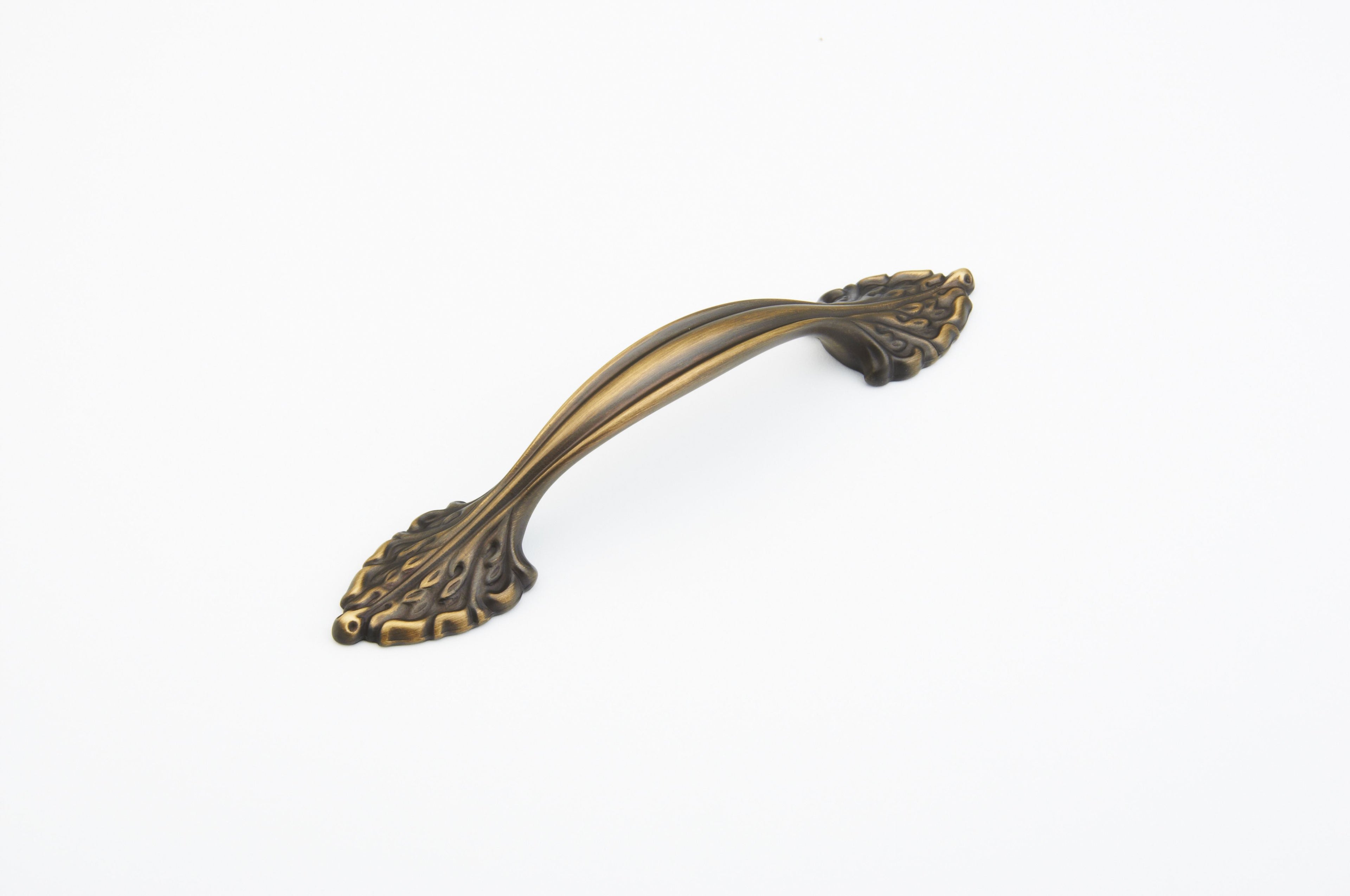 Schaub 871-RB 96mm Center to Center Corinthian Cabinet Pull Redington Brass Finish