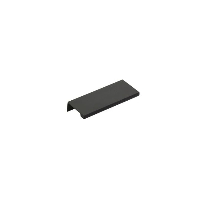 Emtek 87100US19 Edge Cabinet Pull with 3" Center to Center Flat Black Finish Main image