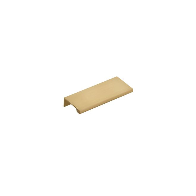 Emtek 87100US4 Edge Cabinet Pull with 3" Center to Center Satin Brass Finish Main image
