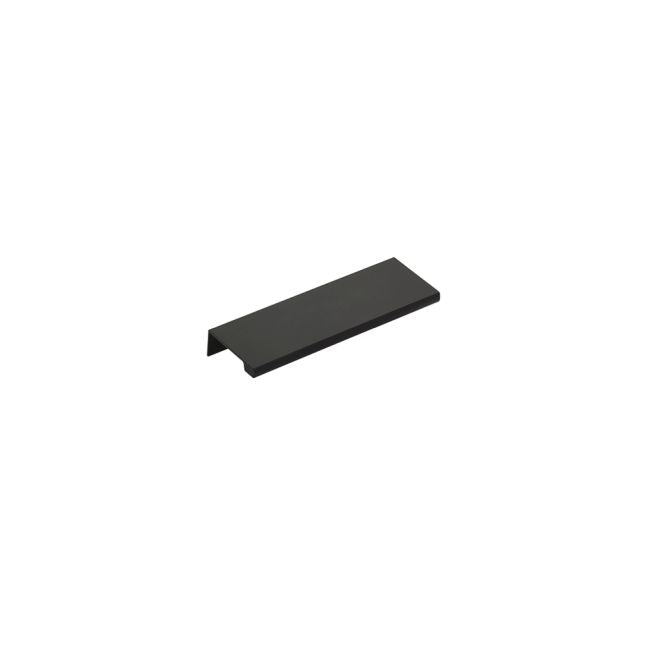 Emtek 87110US19 Edge Cabinet Pull with 4" Center to Center Flat Black Finish Main image