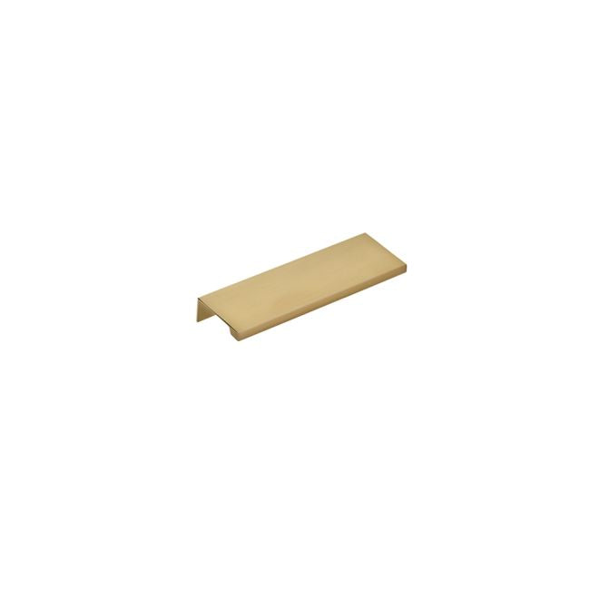Emtek 87110US4 Edge Cabinet Pull with 4" Center to Center Satin Brass Finish Main image