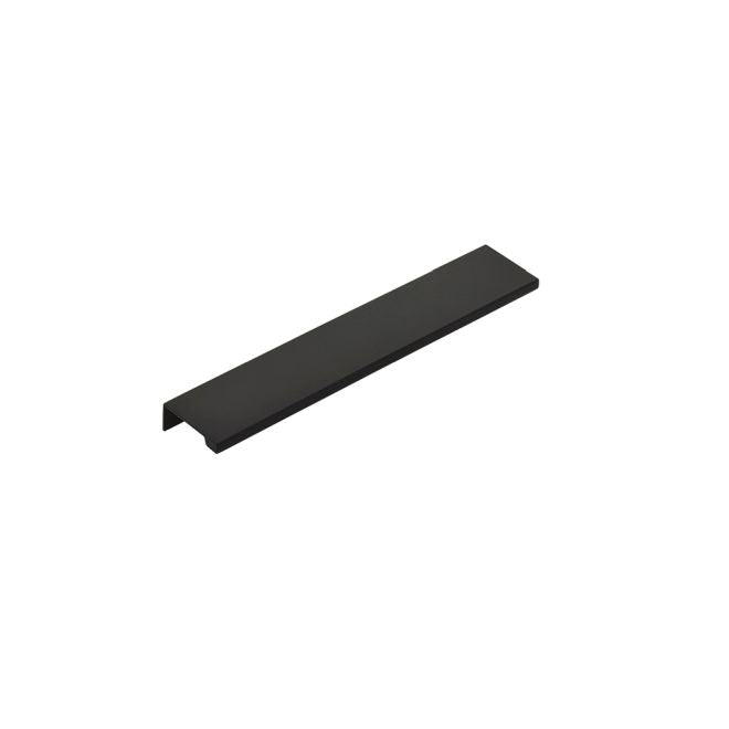 Emtek 87130US19 Edge Cabinet Pull with 8" Center to Center Flat Black Finish Main image