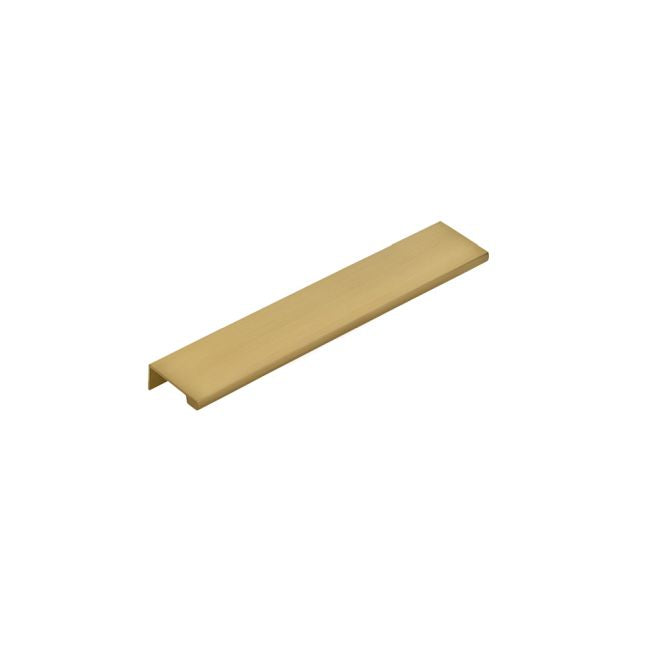 Emtek 87130US4 Edge Cabinet Pull with 8" Center to Center Satin Brass Finish Main image