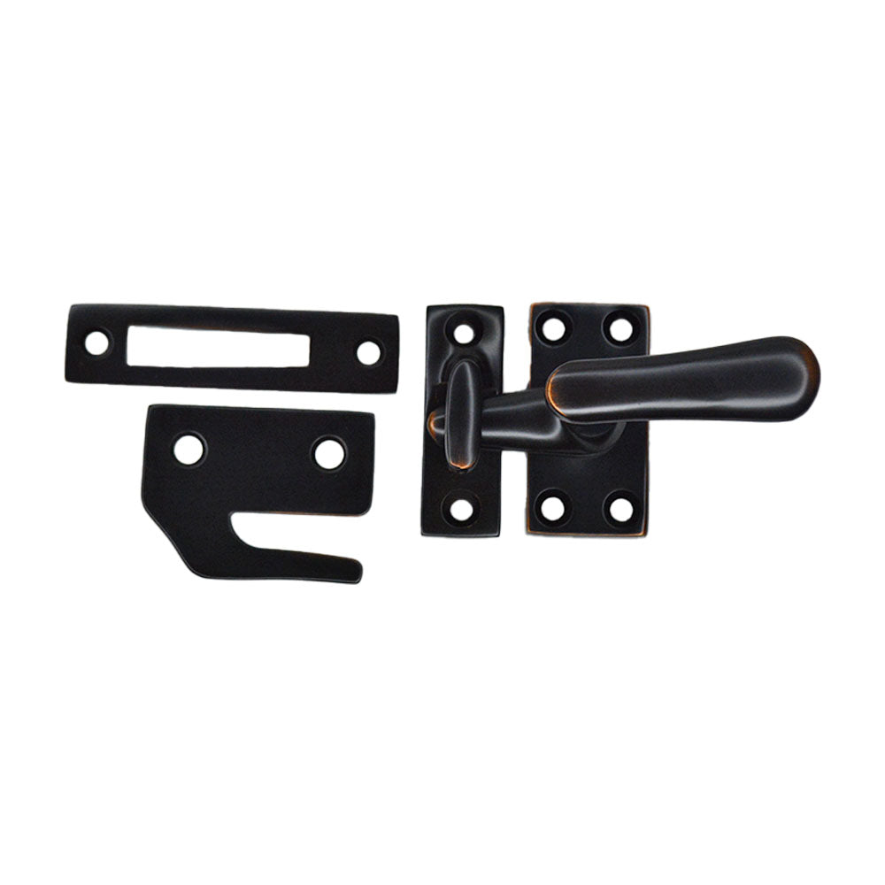 Emtek 8713US10B Casement Latch Large with 3 Strikes Oil Rubbed Bronze Finish Main image