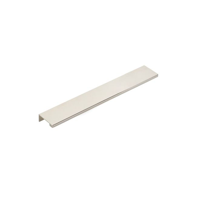 Emtek 87140US14 Edge Cabinet Pull with 10" Center to Center Polished Nickel Lifetime Finish Main image