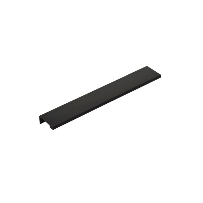 Emtek 87140US19 Edge Cabinet Pull with 10" Center to Center Flat Black Finish Main image