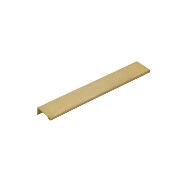 Emtek 87140US4 Edge Cabinet Pull with 10" Center to Center Satin Brass Finish Main image