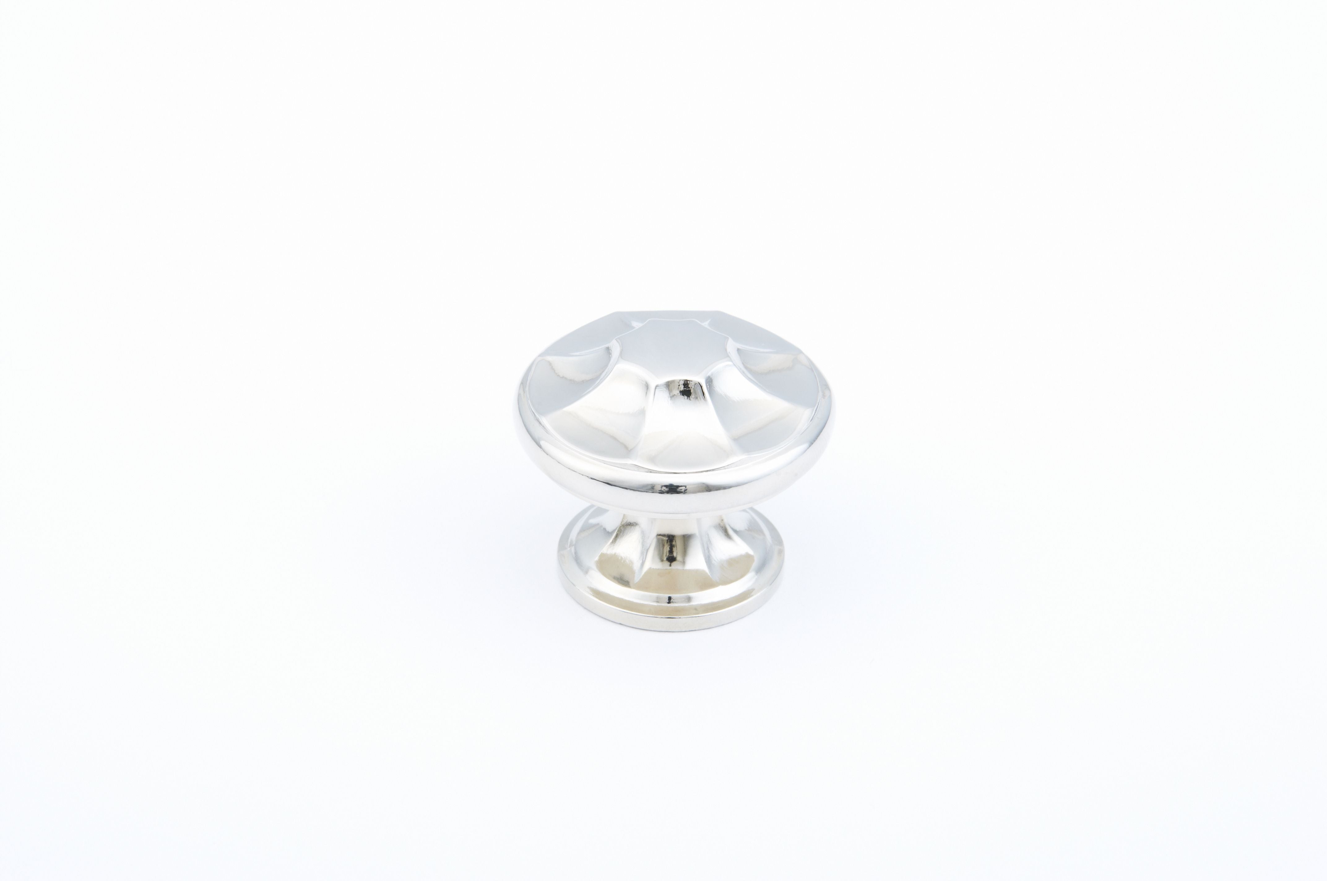 Schaub 876-PN 1-3/8" Empire Cabinet Knob Polished Nickel Finish Main image