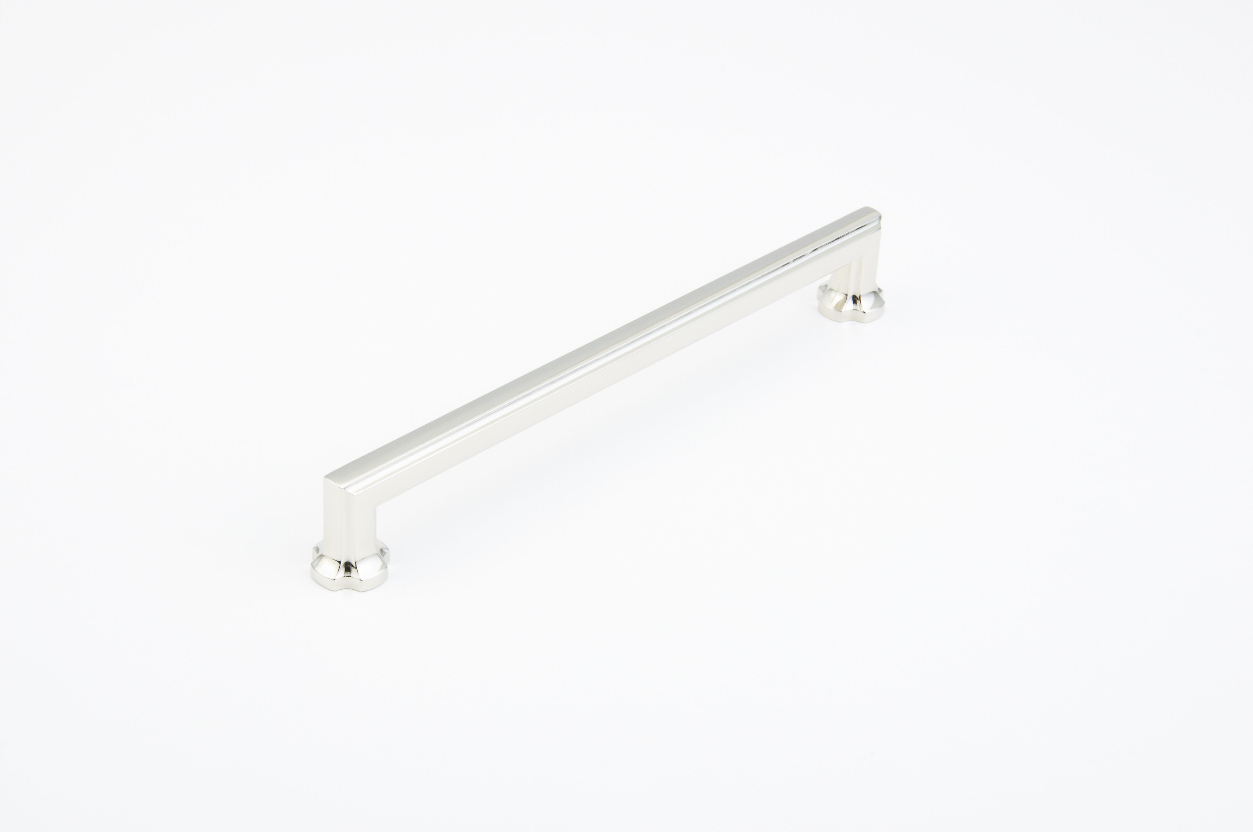 Schaub 879-PN 8" Center to Center Empire Cabinet Pull Polished Nickel Finish Main image