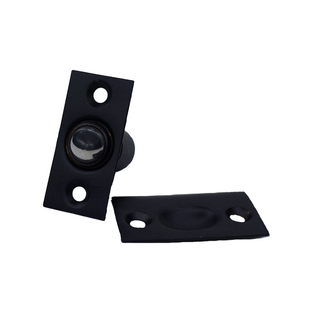 Emtek 8802US19 Ball Catch Flat Black Finish Main image