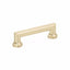 Schaub 883-SSB 3-1/2" Center to Center Empire Cabinet Pull Signature Satin Brass Finish