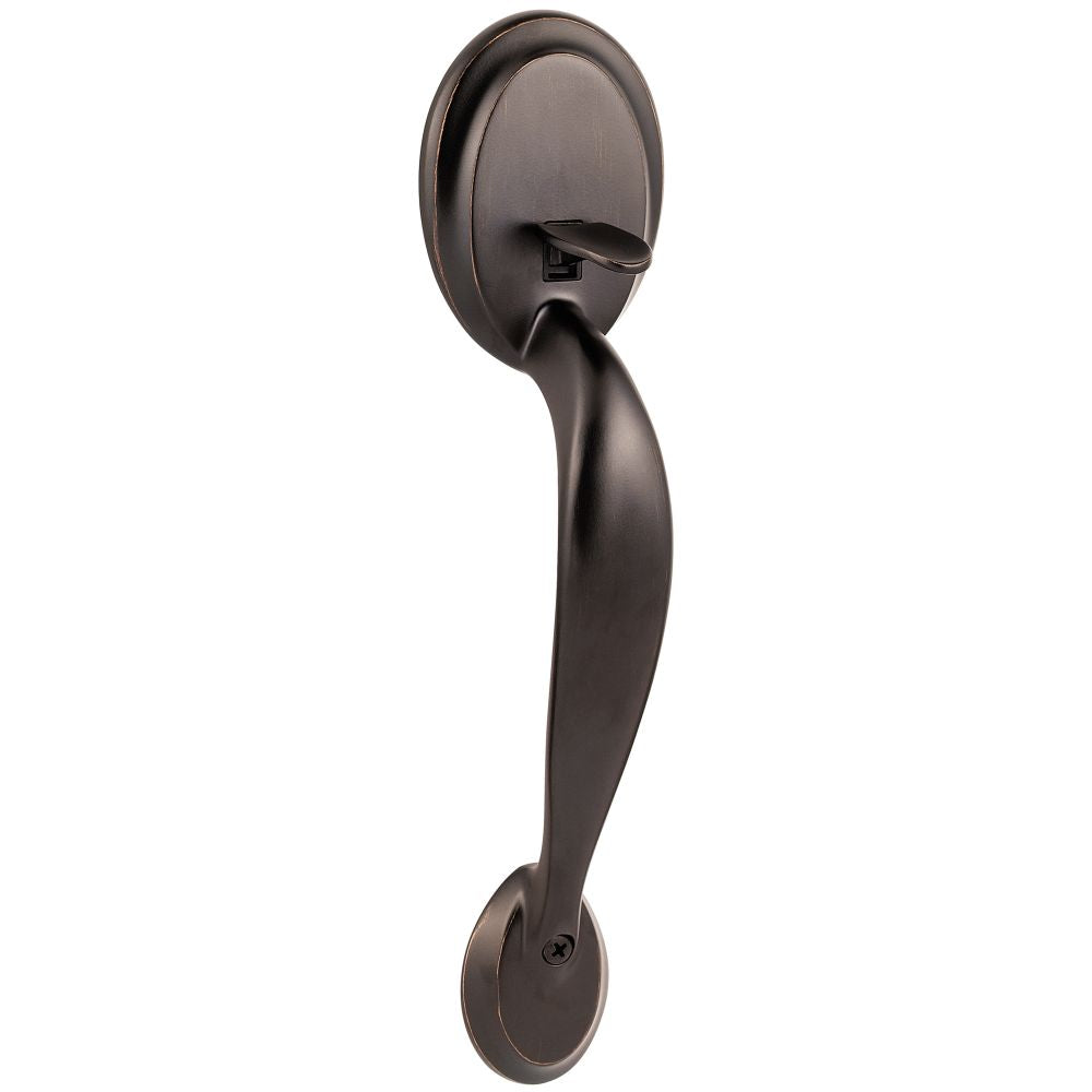 Kwikset 898DA-11P Dakota Handle Only; No Deadbolt with RCAL Latch and RCS Strike Venetian Bronze Finish