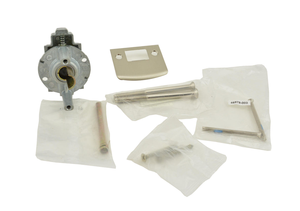 Baldwin Reserve 8BR0701004 Single Cylinder Handleset Thick Door Kit Satin Nickel Finish