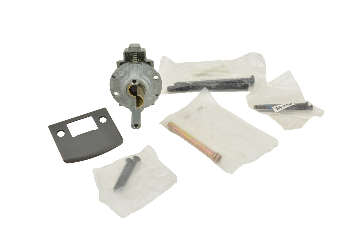 Baldwin Reserve 8BR0701007 Single Cylinder Handleset Thick Door Kit Dark Bronze Finish