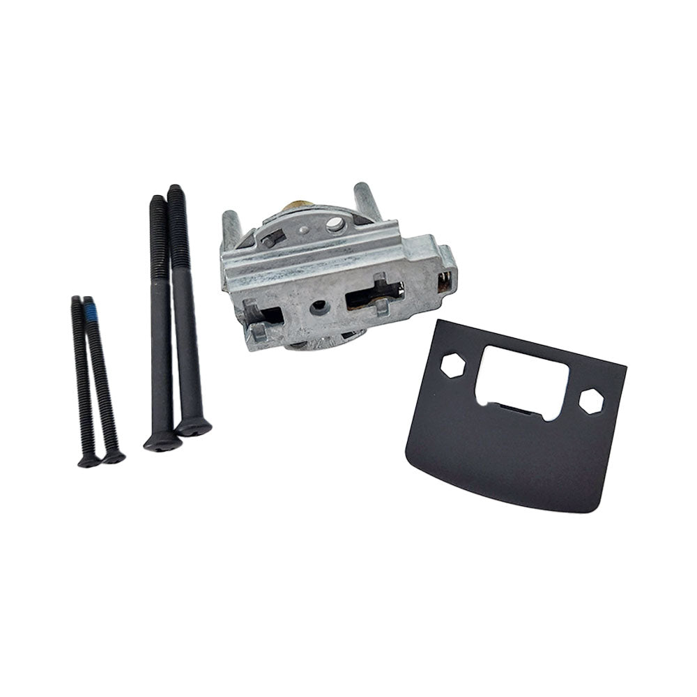 Baldwin Reserve 8BR0701010 Single Cylinder Handleset Thick Door Kit Satin Black Finish