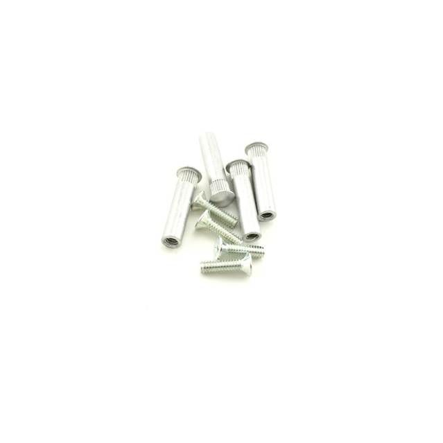 Dormakaba Commercial Hardware 8Q00097-689 QDC Sex Nuts Aluminum Finish Main image