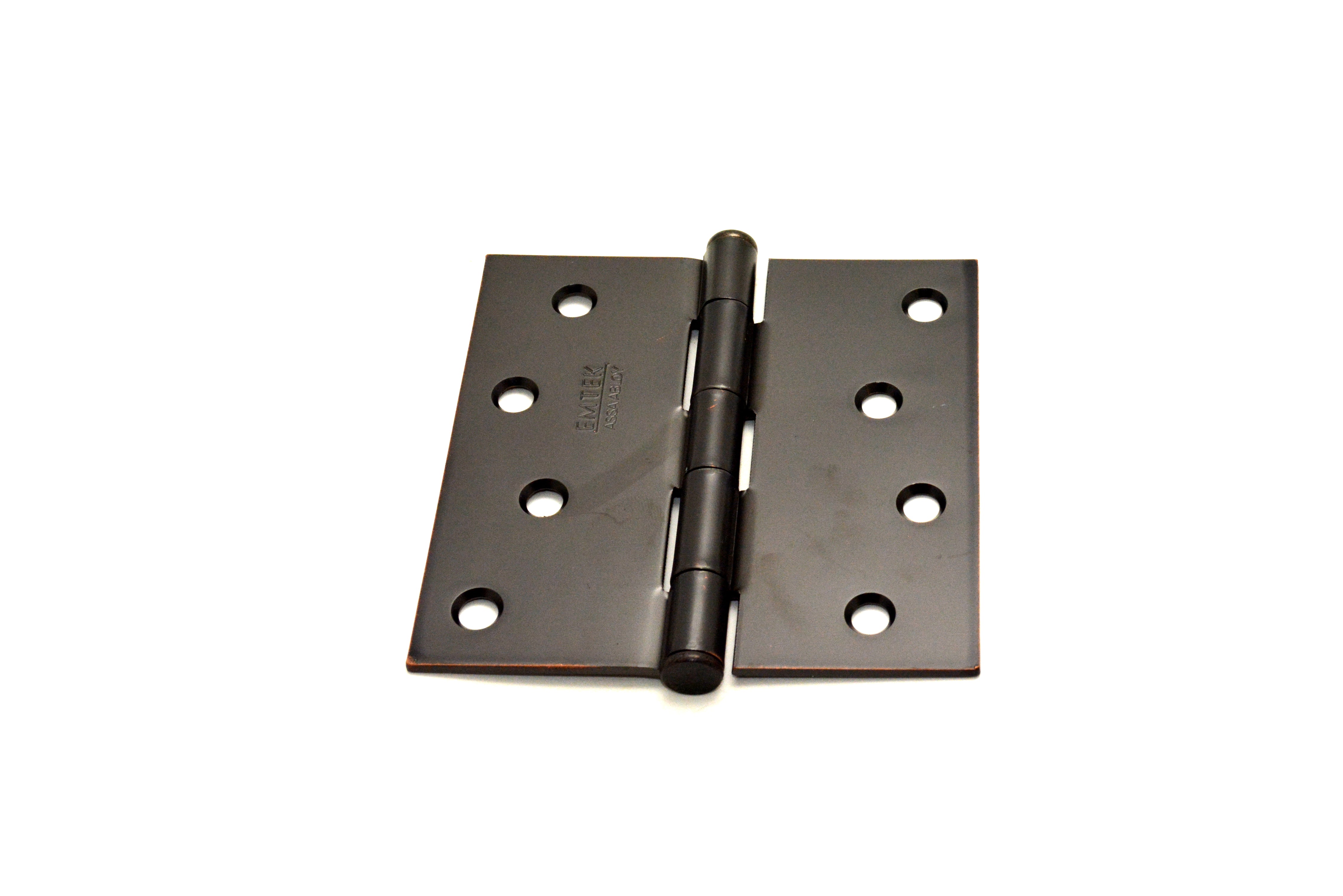 Emtek 91014US10B Pair of 4" x 4" Square Steel Residential Duty Hinges Oil Rubbed Bronze Finish Main image