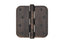 Emtek 91034US10B Pair of 4" x 4" 5/8" Radius Steel Residential Duty Hinges Oil Rubbed Bronze Finish