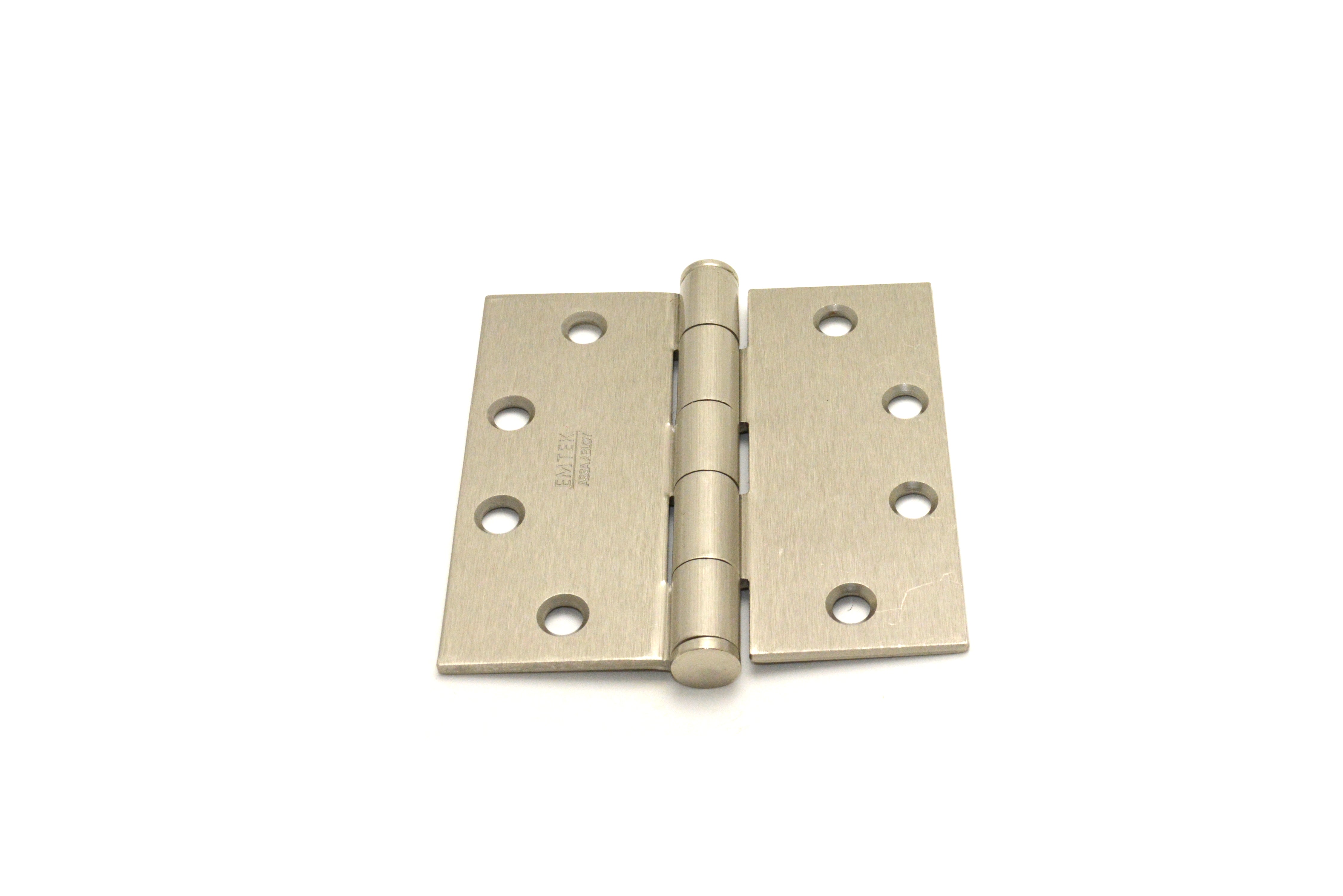 Emtek 92015US15 Pair of 4-1/2" x 4-1/2" Square Steel Heavy Duty Hinges Satin Nickel Finish Main image