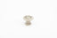 Schaub 936-WB 1-1/4" French Court Cabinet Knob White Brass Finish