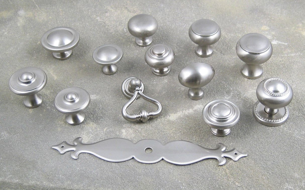Rusticware 965SN 1-3/8" Egg Cabinet Knob Satin Nickel Finish