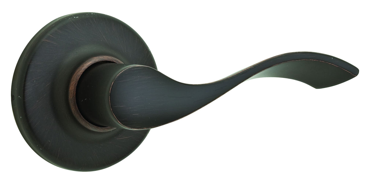 Kwikset 966BLLH-11P.UNIV Left Hand Balboa Lever Interior Single Cylinder Handleset Trim for Both 800 and 687 Series Handlesets Venetian Bronze Finish