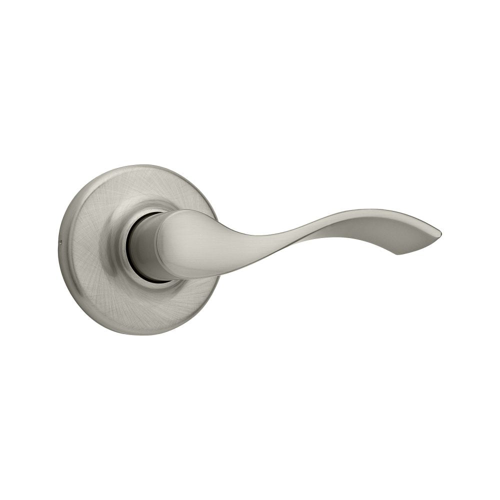 Kwikset 966BLRH-15.UNIV Right Hand Balboa Lever Interior Single Cylinder Handleset Trim for Both 800 and 687 Series Handlesets Satin Nickel Finish