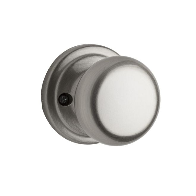 Kwikset 966H-15.UNIV Hancock Knob Interior Single Cylinder Handleset Trim for Both 800 and 687 Series Handlesets Satin Nickel Finish