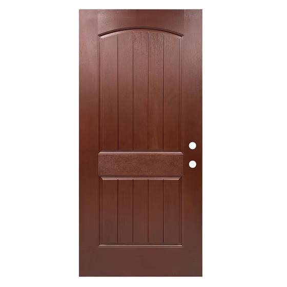 FB-2PM1 Fiberglass Door w. Mahogany