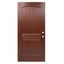 FB-2PM1 Fiberglass Door w. Mahogany