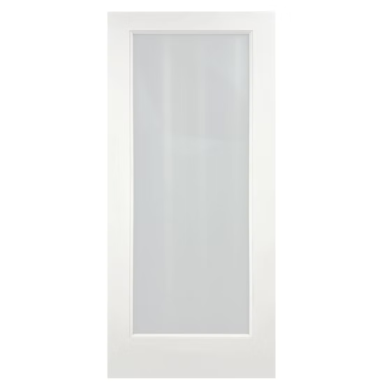 1 Lite Prime Frosted Glass French Door