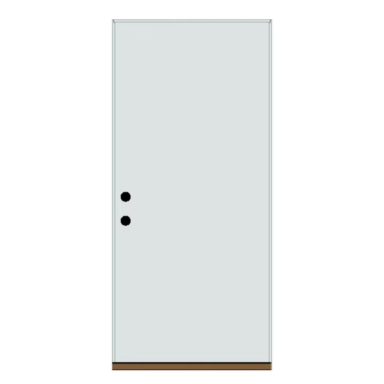 Flush White Steel Door Main image