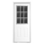 9 Lite White Steel Door