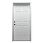 6 panel White Steel Door