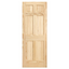 6 Panel Clear Pine