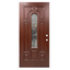 8PM2 Fiberglass Door w. Mahogany Finish