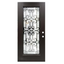 FB-FDF-06M-UL7 Fiberglass Door w. Mahogany Finish