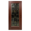 FB-OPM1-800E Fiberglass Door w. Mahogany Finish