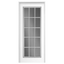 15 Lite White Steel Door