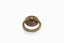 Schaub 977-ED 2-1/4" x 3" Sunburst Ring Pull and Backplate Estate Dover Finish